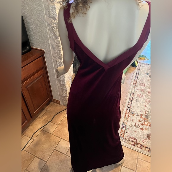 Signature Studio Red Velvet Dress Size L NWT - Picture 6 of 12